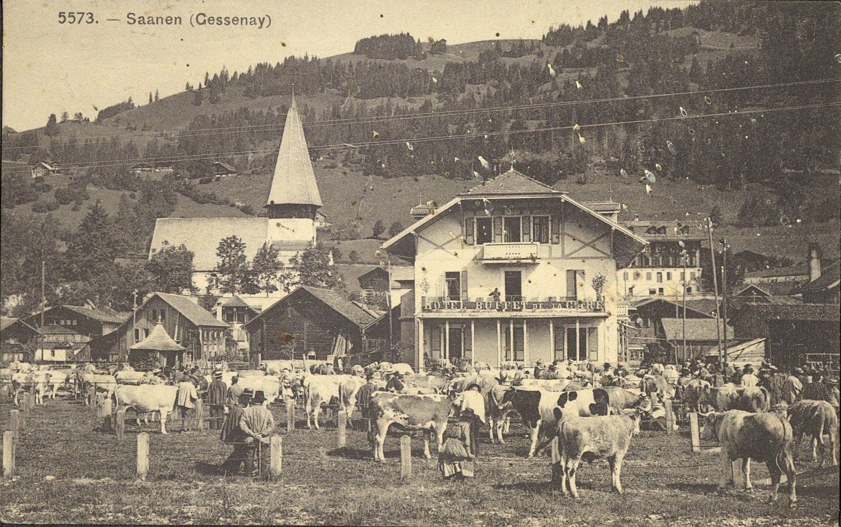 Ansichtskarten: Saanen – Gebraucht aus Gwatt (Thun) von seeblick98