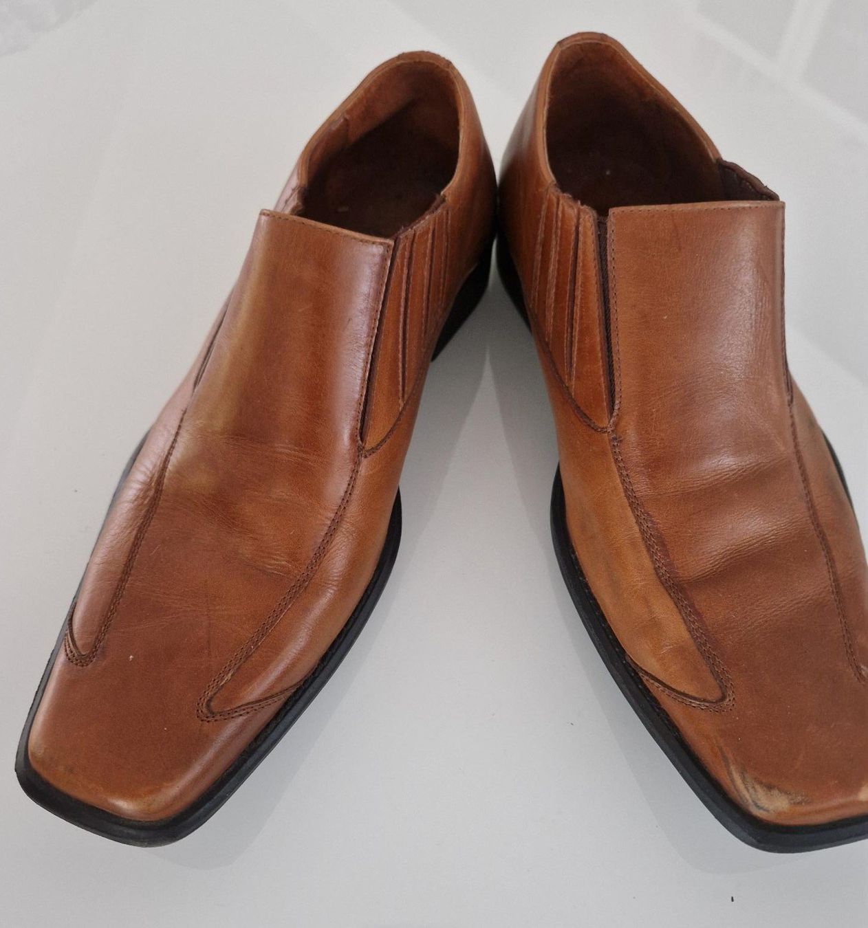 Scarpe da uomo: Herren Lederschuh braun 42.5 – Usato da Obergösgen venduto da asc_72pf 1