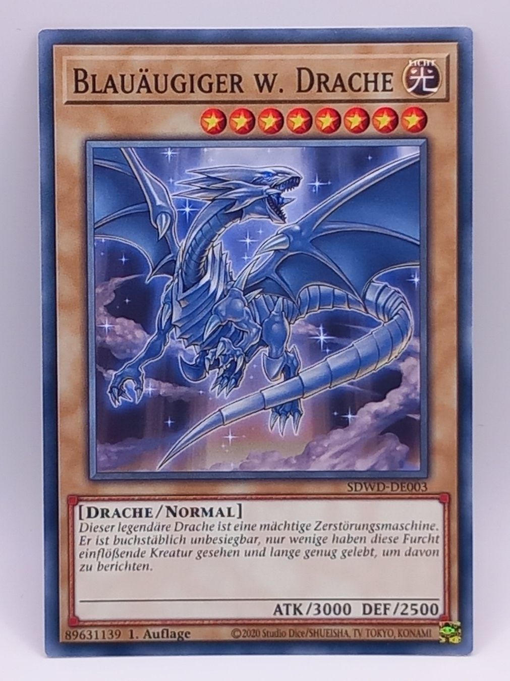 Yugioh Carte collezionabili: Blauäugiger w. Drache V.3 - Common - DE – Nuovo (secondo la descrizione) da Basel venduto da LegacyLink