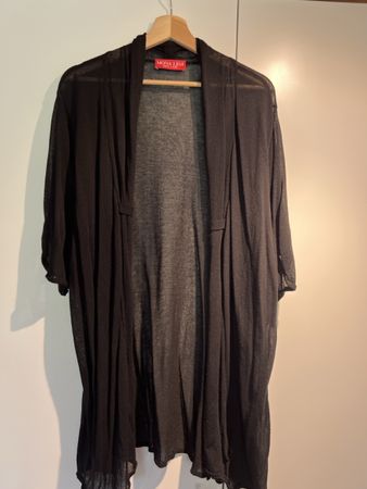 Mona Lisa Sommer Strickjacke, Schwarz, circa Grösse 50