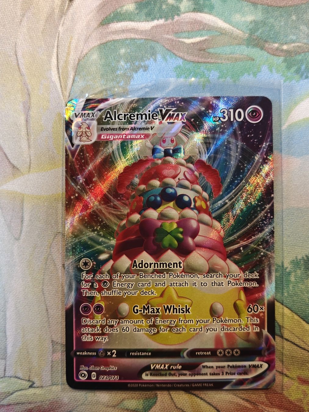 Pokémon Sammelbilder & Trading cards: Alcremie VMAX 023/073 – Neu (gemäss Beschreibung) aus Fideris von VonRiva86
