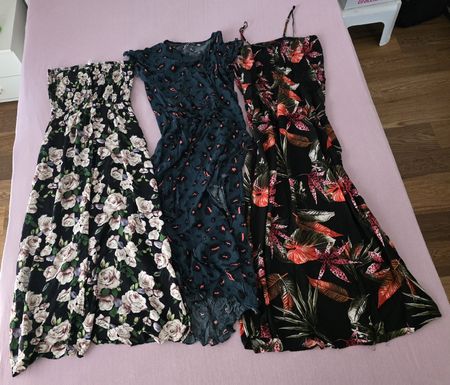 Damen Sommerkleider 3er Set GrösseL/ XL/XXL Chicoree/ Shein