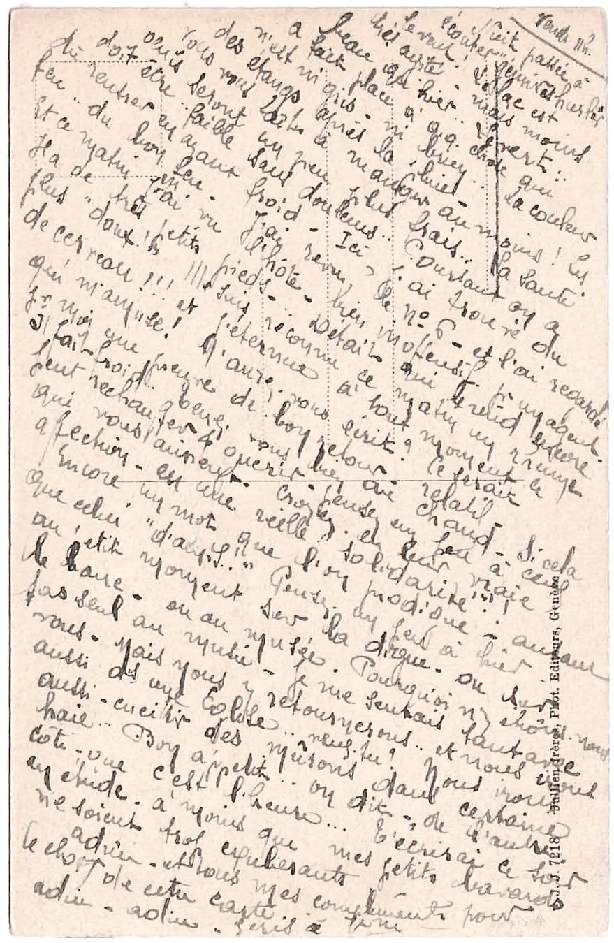 Cartoline postali: Bergen im VAUD ca. 1910 (VD) – Usato da Oberdorf BL venduto da Hopfehuepfer 3