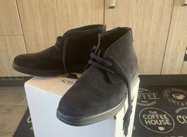 Scarpe uomo scamosciate blu taglia 43