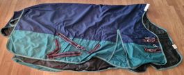 HKM Pferdedecke (200g) blau-grün Grösse 145 cm gebraucht