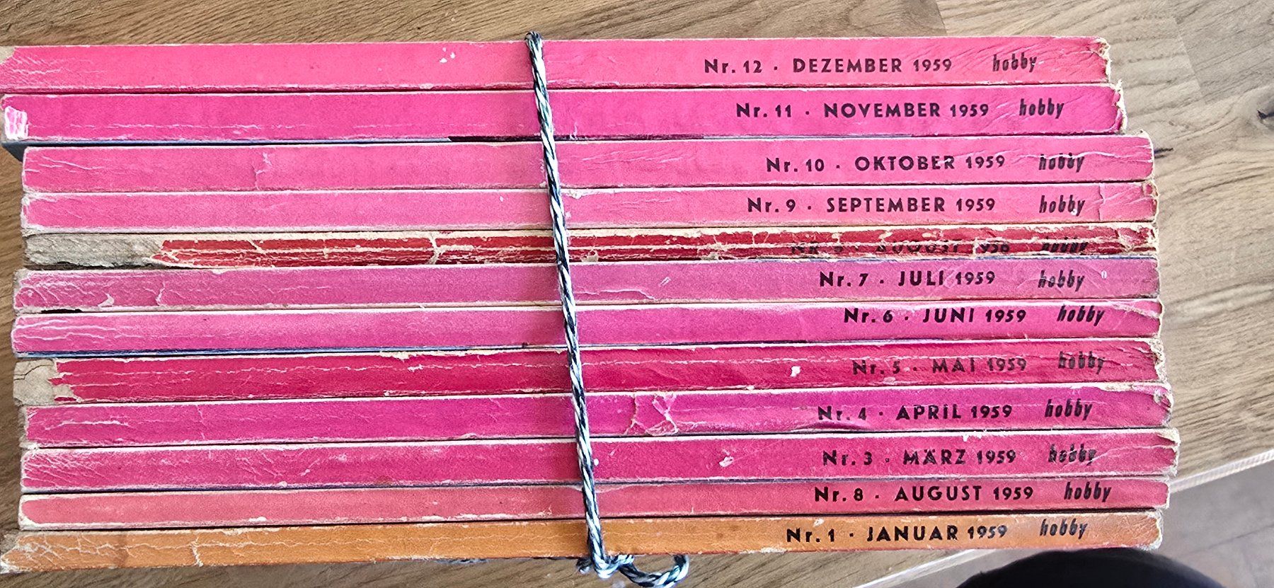 Zeitschriften & Magazine: 1959 Hobby Magazine Jahrgang (zb Jahrgangsgeschen – Gebraucht aus Lengnau BE von FrankHuber 1