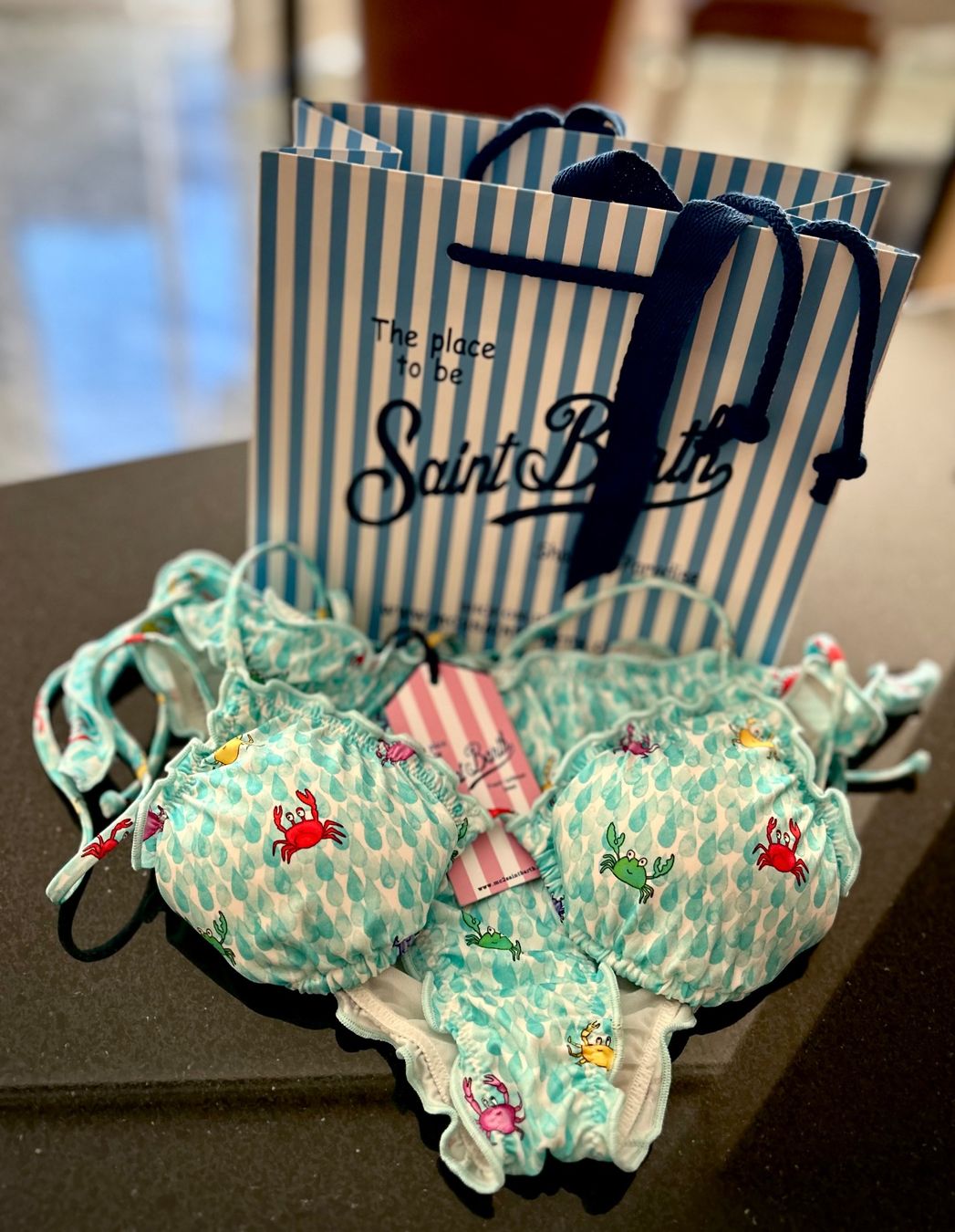 MC2 Saint Barth Maillots de bain & Bikinis: MC2 Saint Barth - SARIUS CRAB PRINT TRIANGLE BIKINI - NEU – Neuf avec emballage d'origine à Zürich par mar_st77