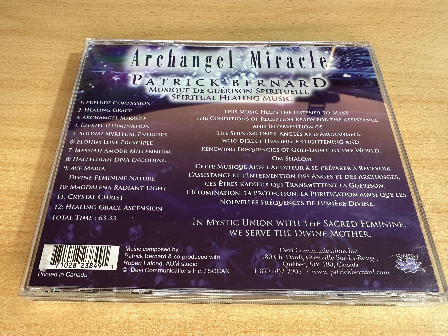 CD: F8 Patrick Bernard – Archangel Miracle – Usato da Rikon im Tösstal venduto da Alpenmutz 1