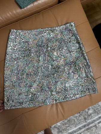 ba&sh Paillettenrock – Größe 34 – Multicolor