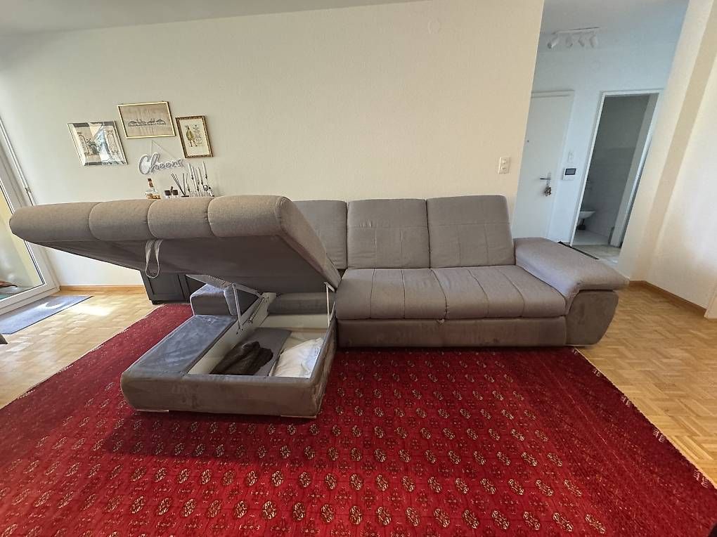 Sofas: L-Sofa mit Schlaffunktion – Gebraucht aus Basel von Ducky52 2