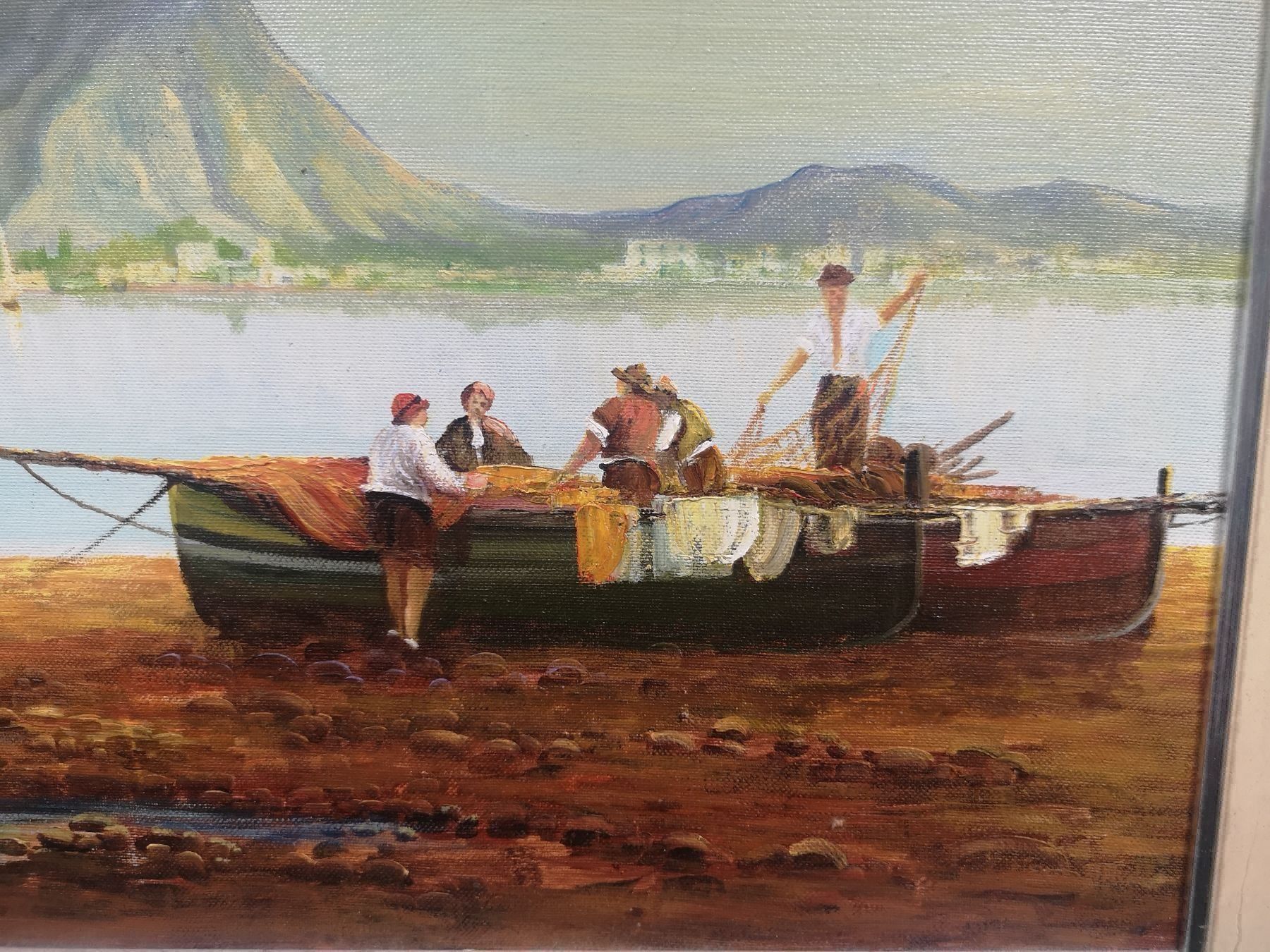 Gemälde: GRANDE HUILE SUR TOILE SIGNÉE – Gebraucht aus Genève von Qanil77 4