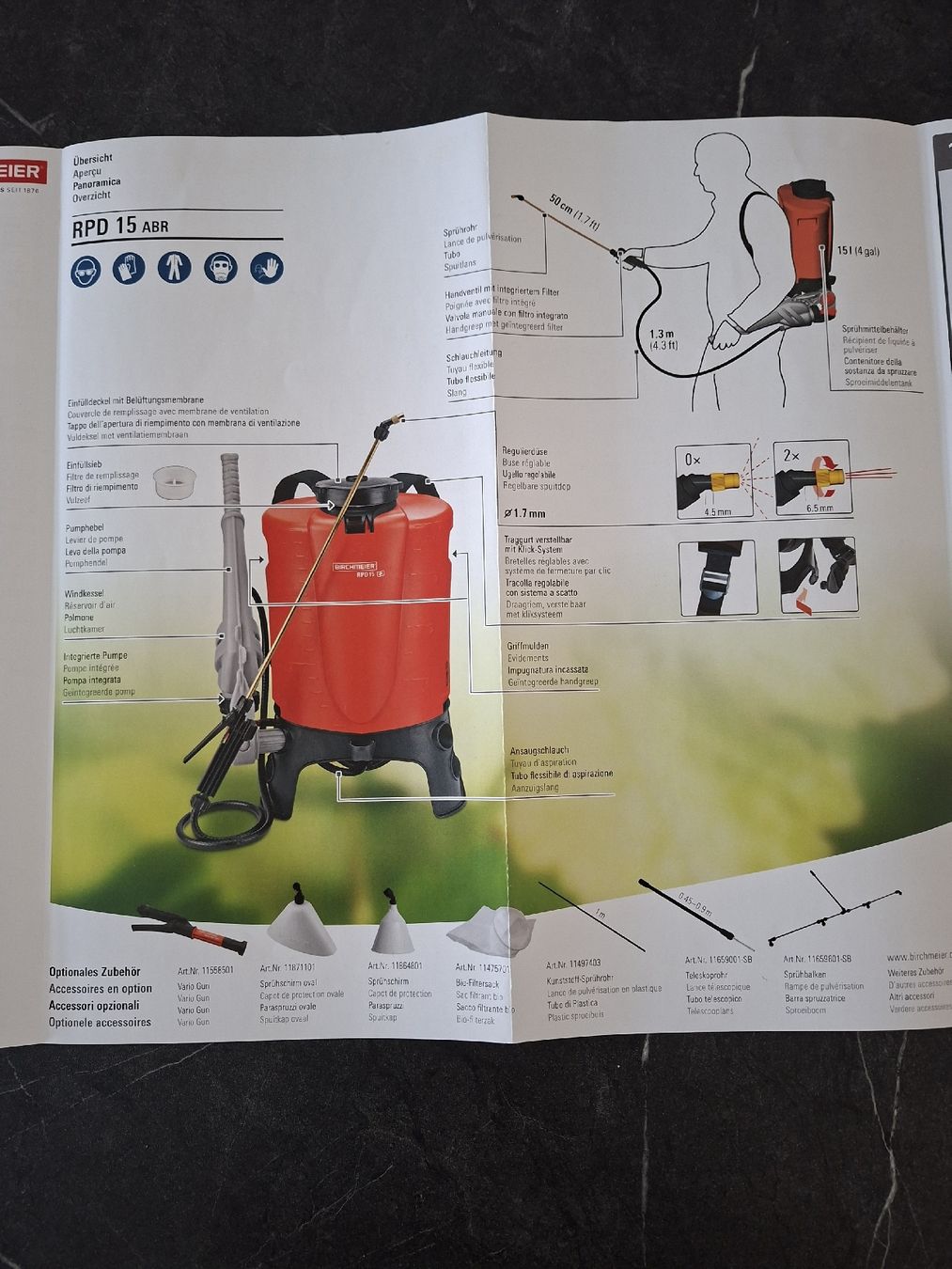Tecnologia medica: Rückensprühgerät BIRCHMEIER – Usato da Seuzach venduto da nadine.baur84 5