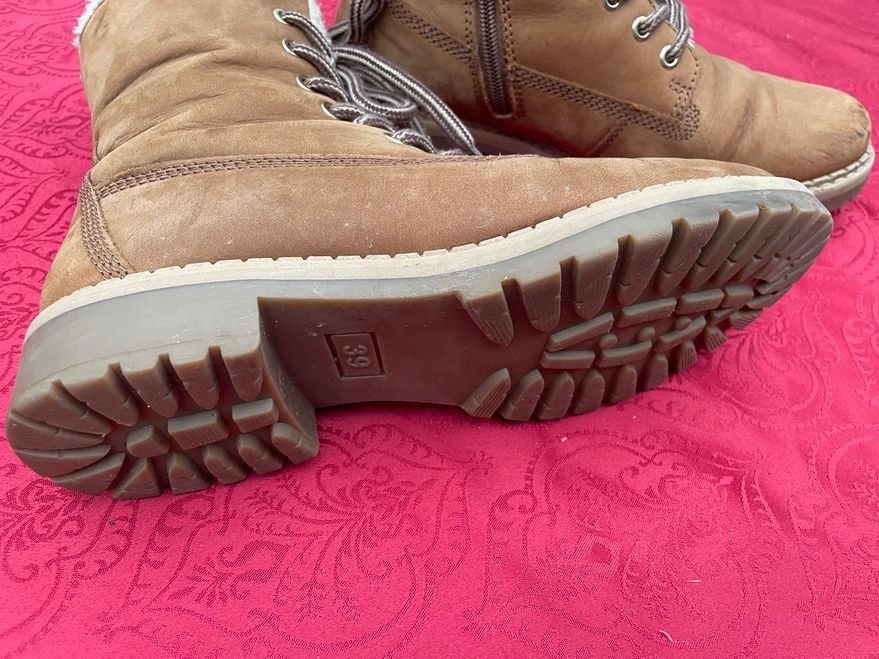 Damenschuhe: Mädchen Damen Stiefel beige 39 - 5th Avenue – Gebraucht aus Bergdietikon von antovale 2