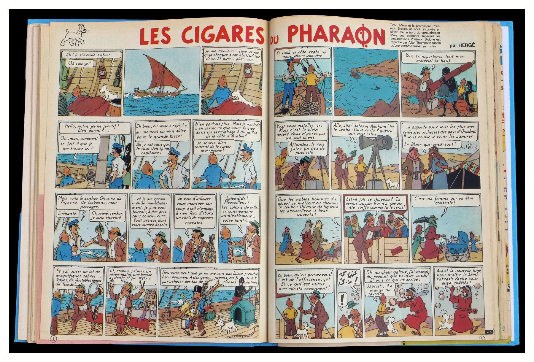 Fumetti: TINTIN - 1976 "Album N°4" – Usato da Onex venduto da gonsla 9