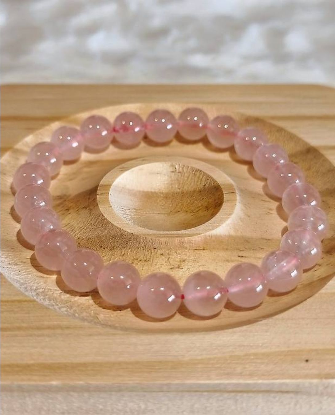 Bracciali & Braccialetti: Bracelet en Quartz rose 8mm – Nuovo (secondo la descrizione) da Ursy venduto da tan_8qdl 4