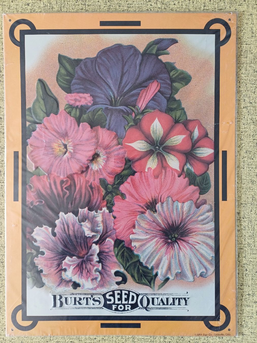Insegne: 4 Blechschilder mit Blumenmotive – Nuovo (secondo la descrizione) da Ebersecken venduto da Napf08 4