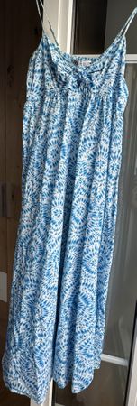 Vestito estivo Zara blu bianco fantasia taglia M