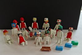 Playmobil Konvolut Sanität Krankenschwester Fig. Geobra 1974