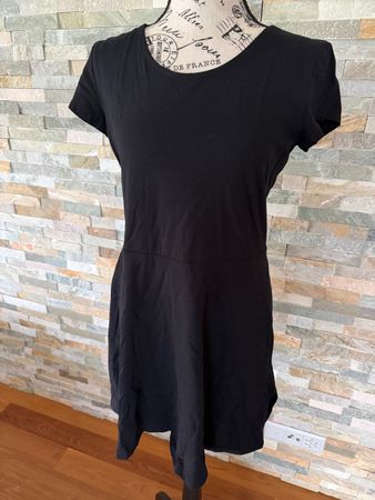 ★black Sommerkleid mit schickem Rückendesign★GrL-XL Strech