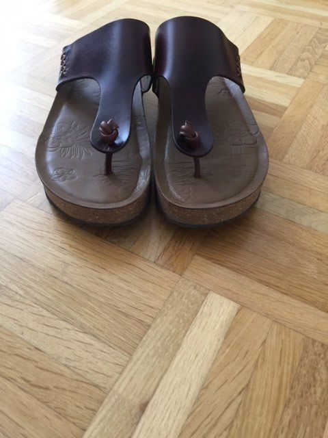 Panama Jack Damenschuhe: "Panama Jack" Flip Flop, Leder Gr. 40 – Neu (gemäss Beschreibung) aus Walenstadt von ricamul 1