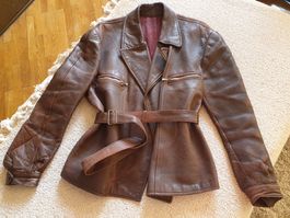 Blouson de Motard - année 1956 - en cuir véritable