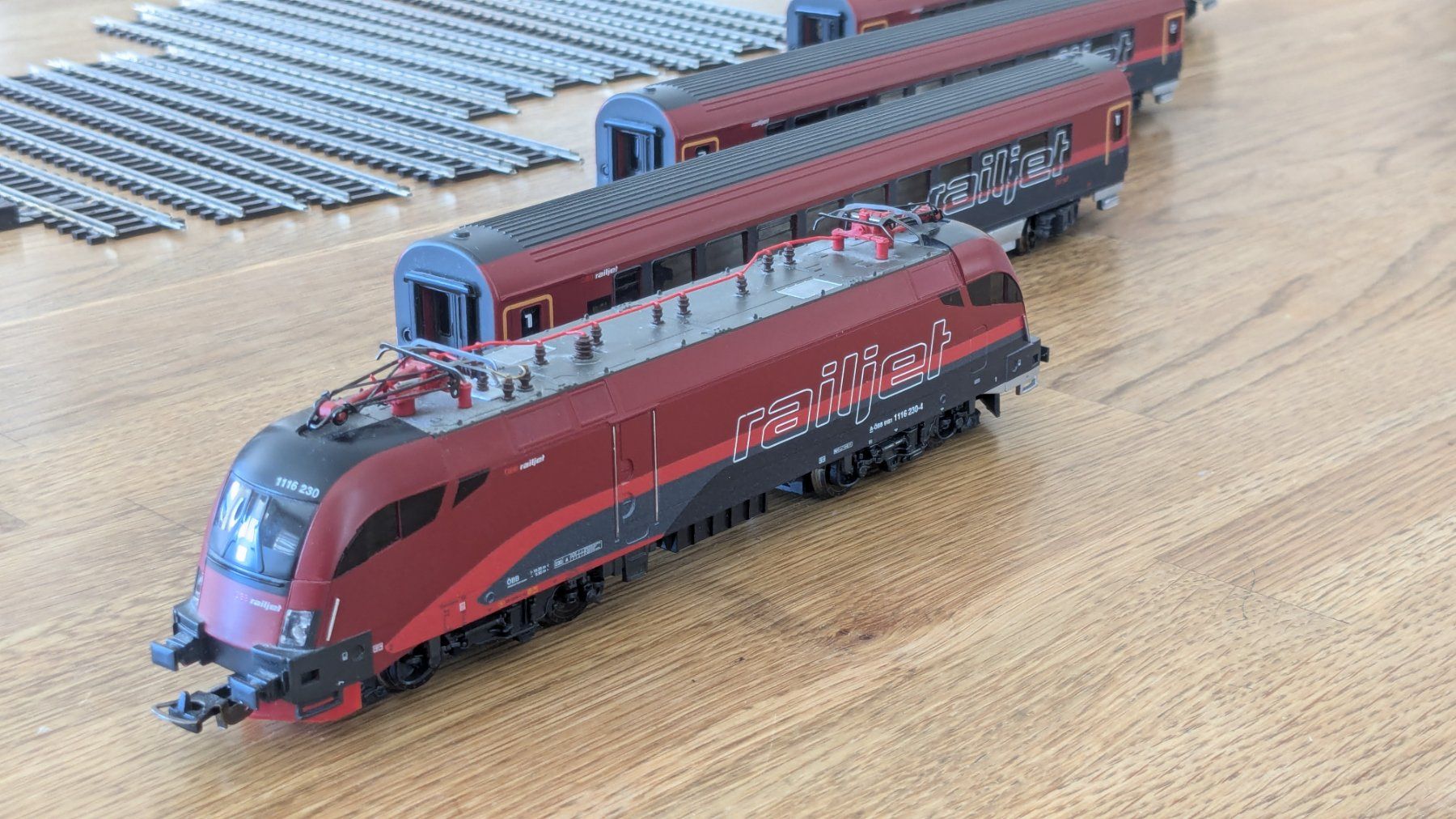 Piko Modellini di ferrovie: Piko Startset Railjet H0, digitalisiert – Usato da Savièse venduto da Tom1234567 2