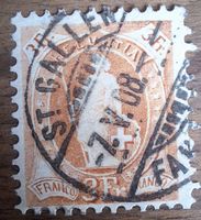Stehende Helvetia 100B Kat. 140.- St. Gallen