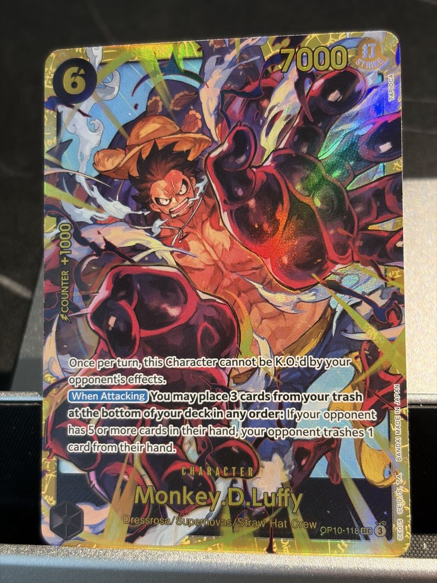 Bandai Carte collezionabili: One Piece OP10-118 Monkey.D.Luffy, Englisch – Nuovo (secondo la descrizione) da St. Gallen venduto da cambitcg