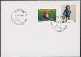 2024 - Paddington - Ersttagsbrief FDC ET