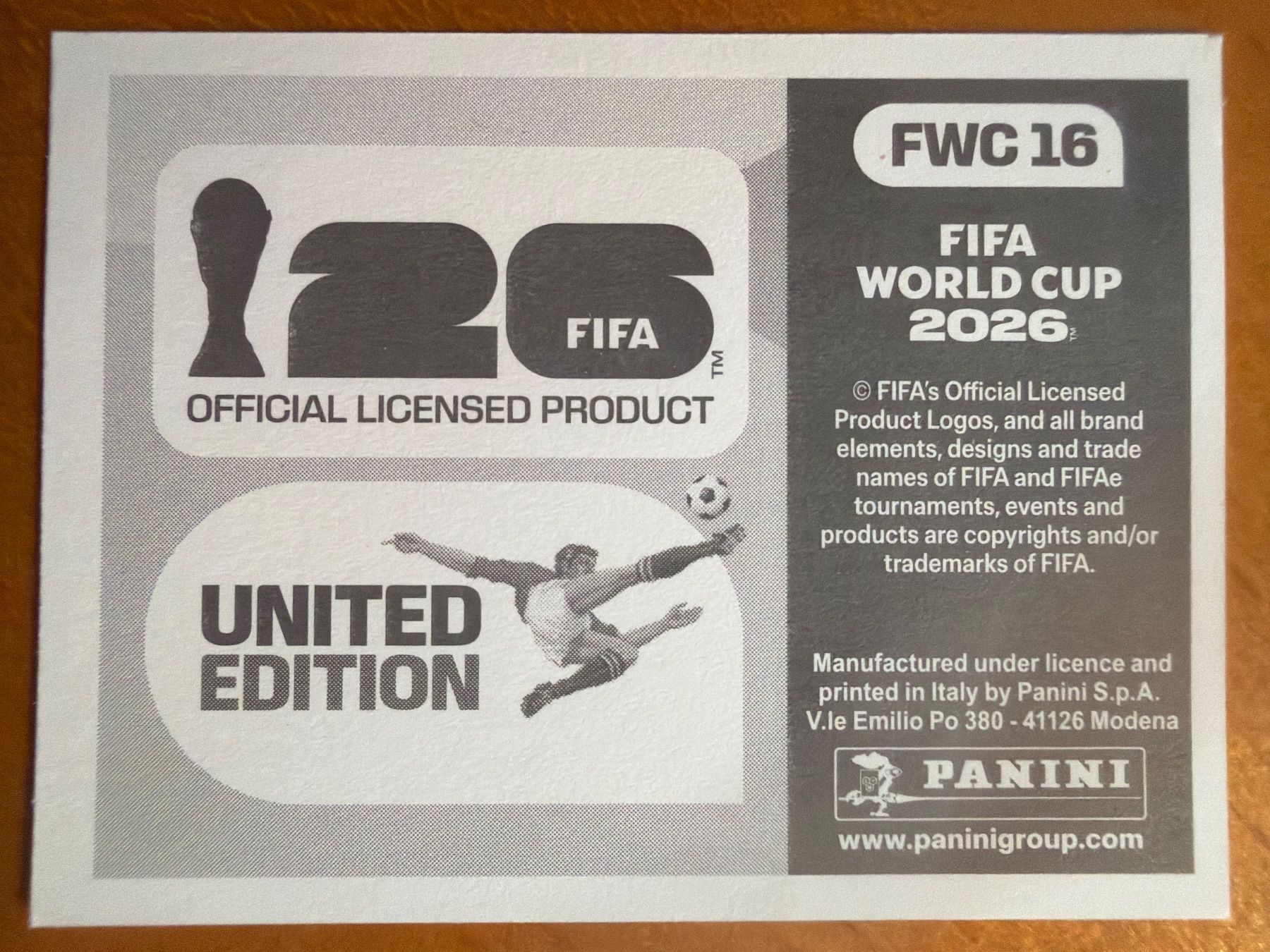 Panini Carte collezionabili: Panini FWC16 – Nuovo (secondo la descrizione) da Susten venduto da Rechnun 1