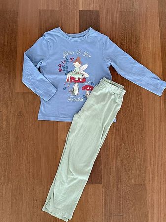 Mädchen Pyjama, Pischi Gr. 110 / 116