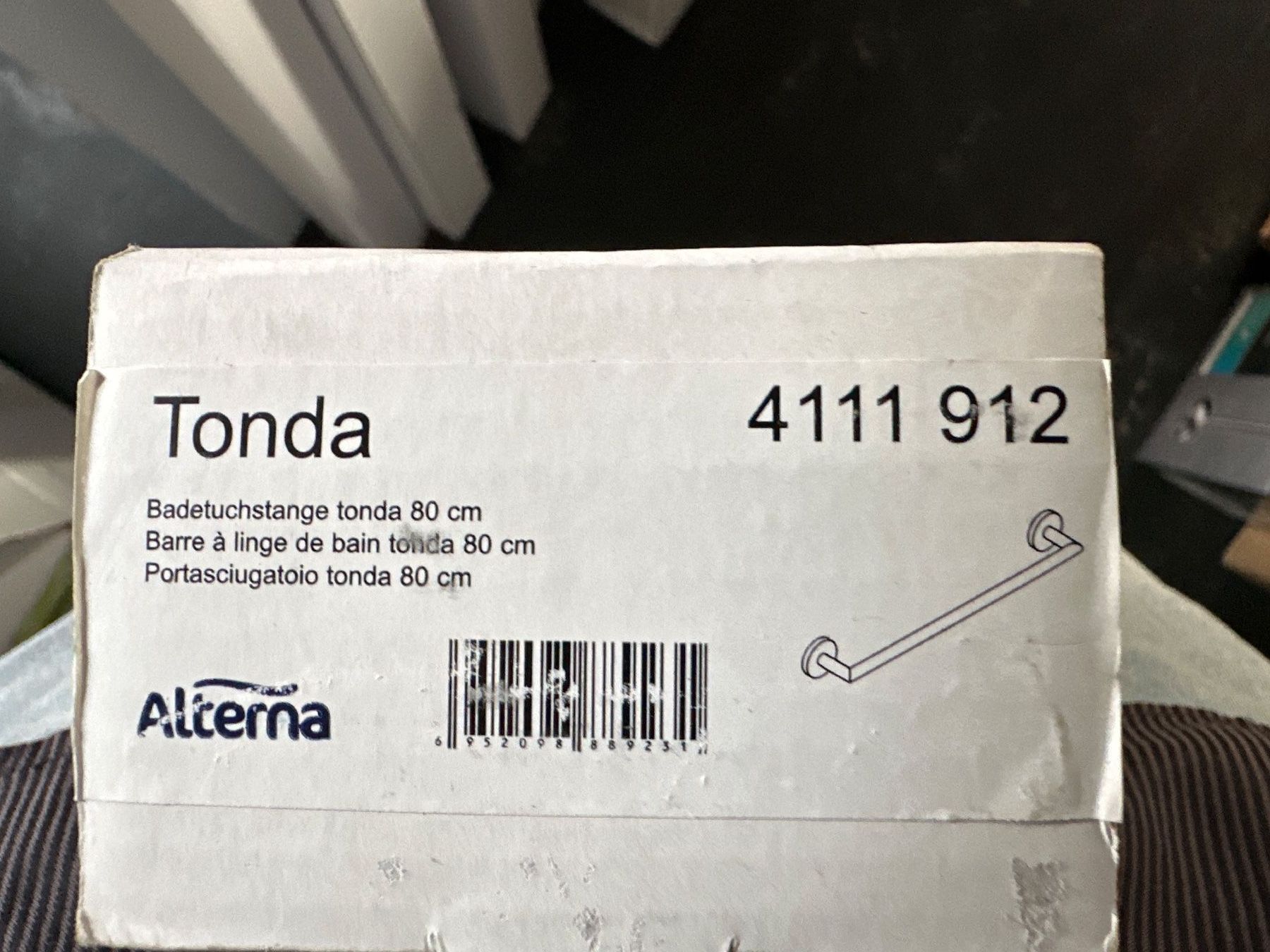 Alterna Portasciugamani: Alterna Tonda Badetuchstange NEU – Nuovo e nell'imballaggio originale da Brügg BE venduto da TSP02