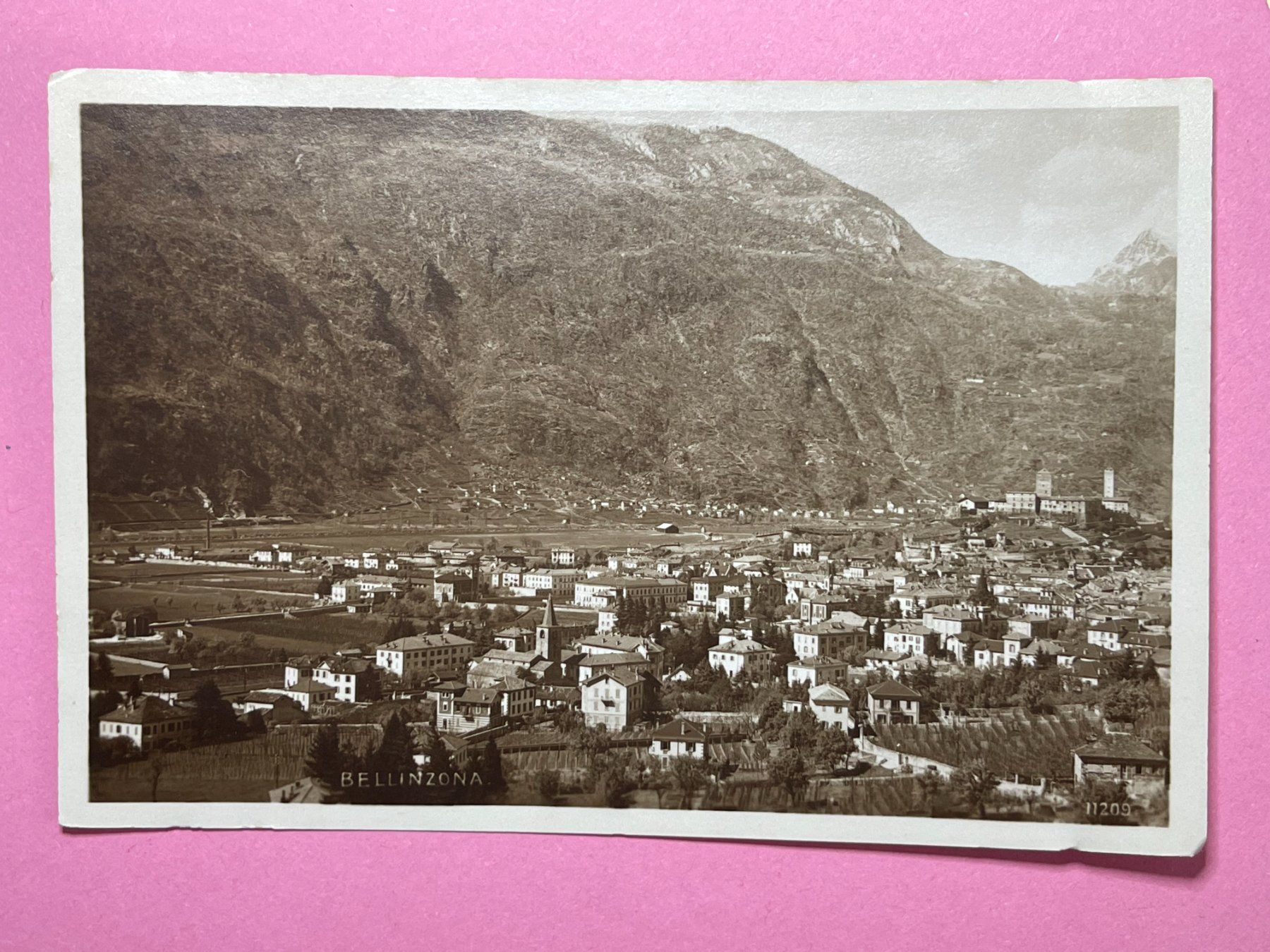 Ansichtskarten: Bellinzona – Gebraucht aus Steg VS von danwer74
