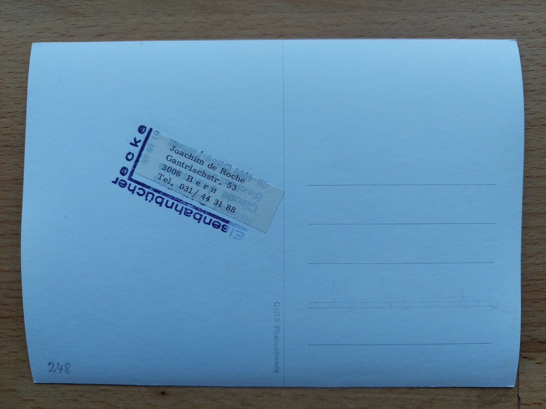 Cartes postales: Echtfotokarte Rechtsufrige Thunerseebahn – D'occasion à Obfelden par Foto_Bild_Kunst_Buch 1
