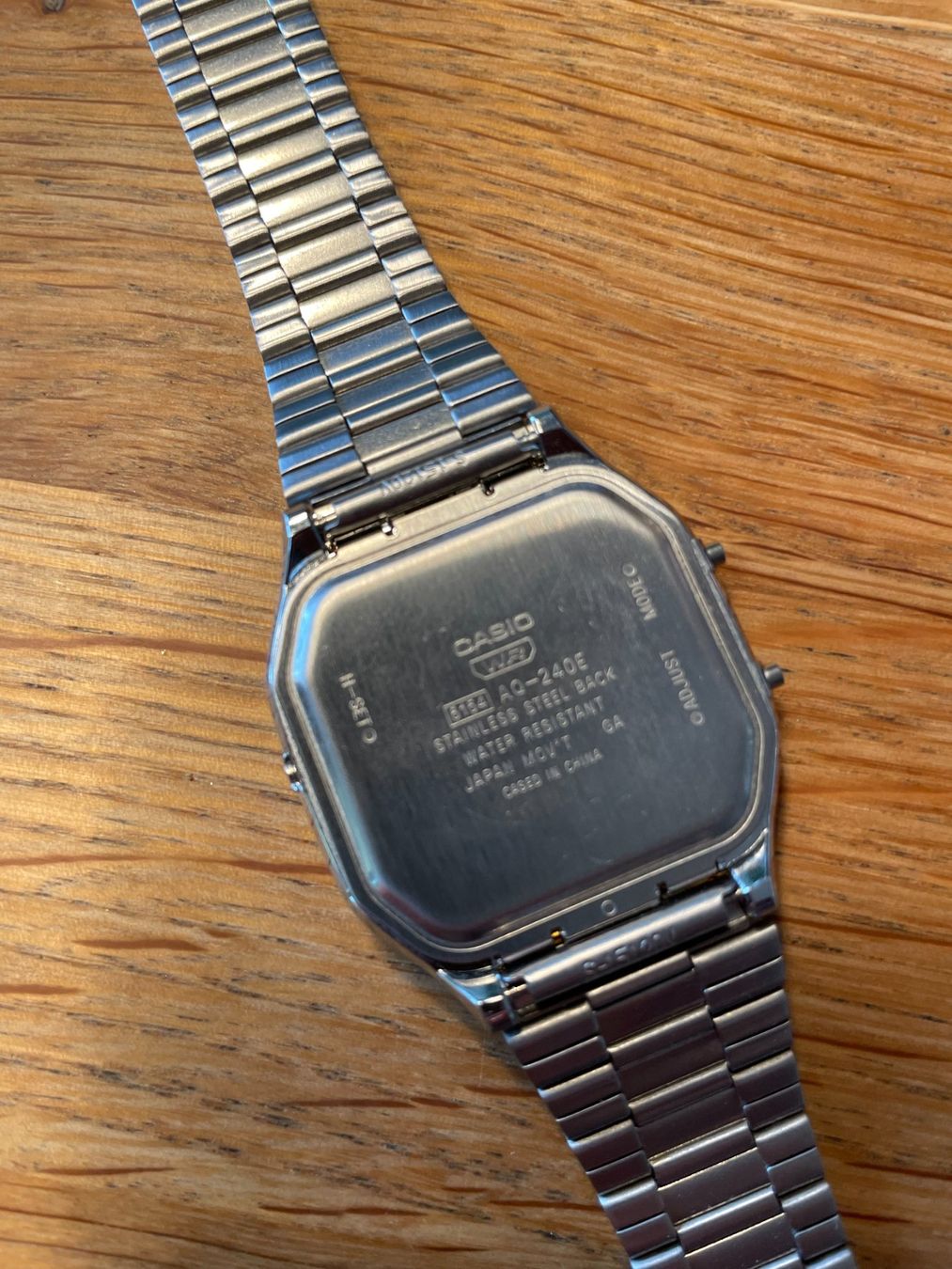 Casio Uhren: Casio Square AQ-240E, neuwertig – Gebraucht aus Luzern von alpenkai 2