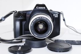 Canon EOS 650 analog camera with 28-90mm lens, perfect