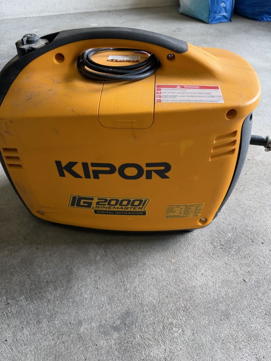 Kipor Générateurs de courant: KIPOR IG2000i Sinemaster Digital Generator 1600W – D'occasion à Fehraltorf par flo0606 2