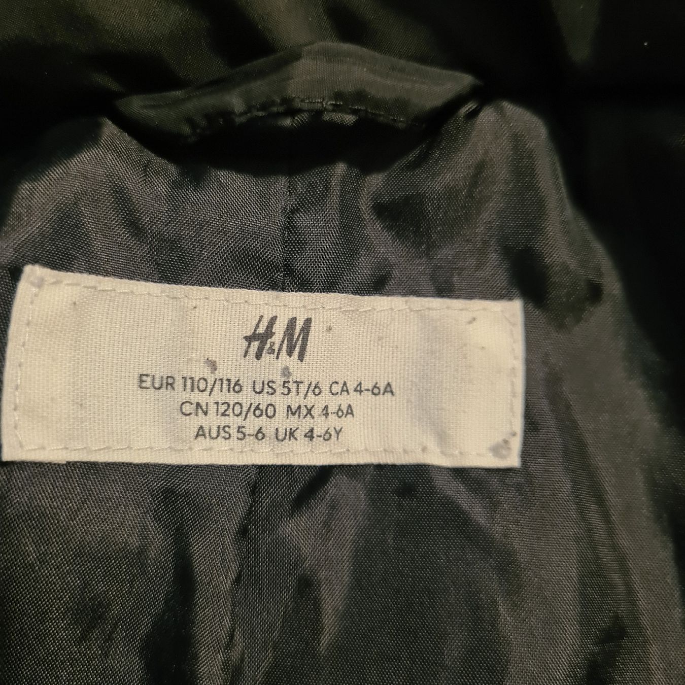 H&M Jacken & Mäntel: Kinderjacke gesteppt 110/116 schwarz – Gebraucht aus Steinen von turbogeiss99 2