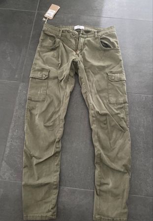 Le Temps des Cerises Pantalon cargo kaki taille 27