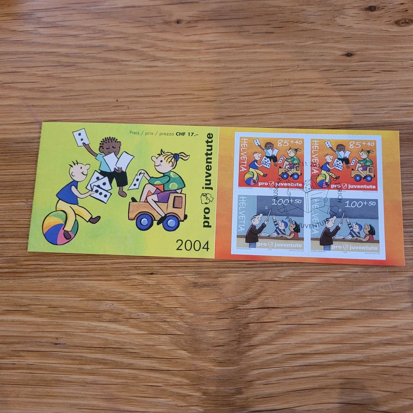 Tutti i francobolli: Markenheftchen Carnet De Timbre Pro Juventute 2004 – Usato da Biel/Bienne venduto da Destockweb