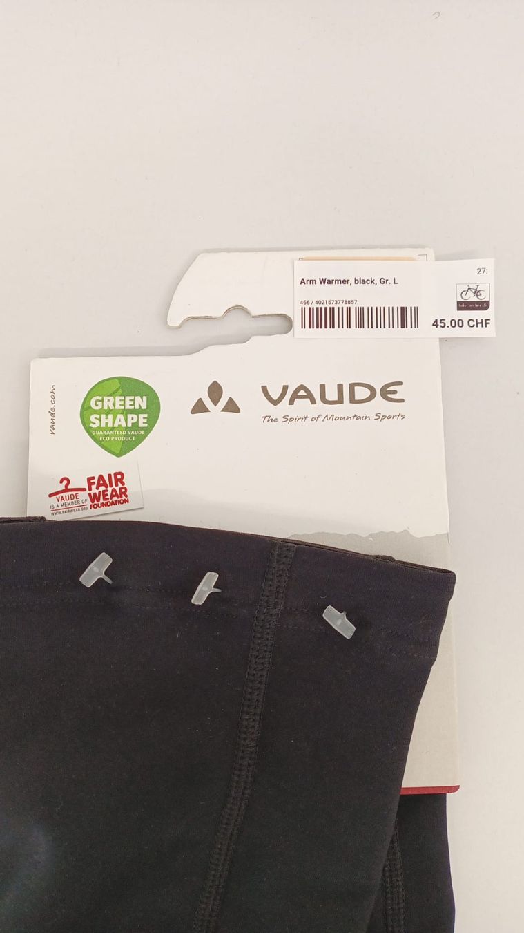 Protezioni & Imbottiture: VAUDE  Arm Warmer, black, Gr. L – Nuovo e nell'imballaggio originale da Giswil venduto da mai_k7x7 1
