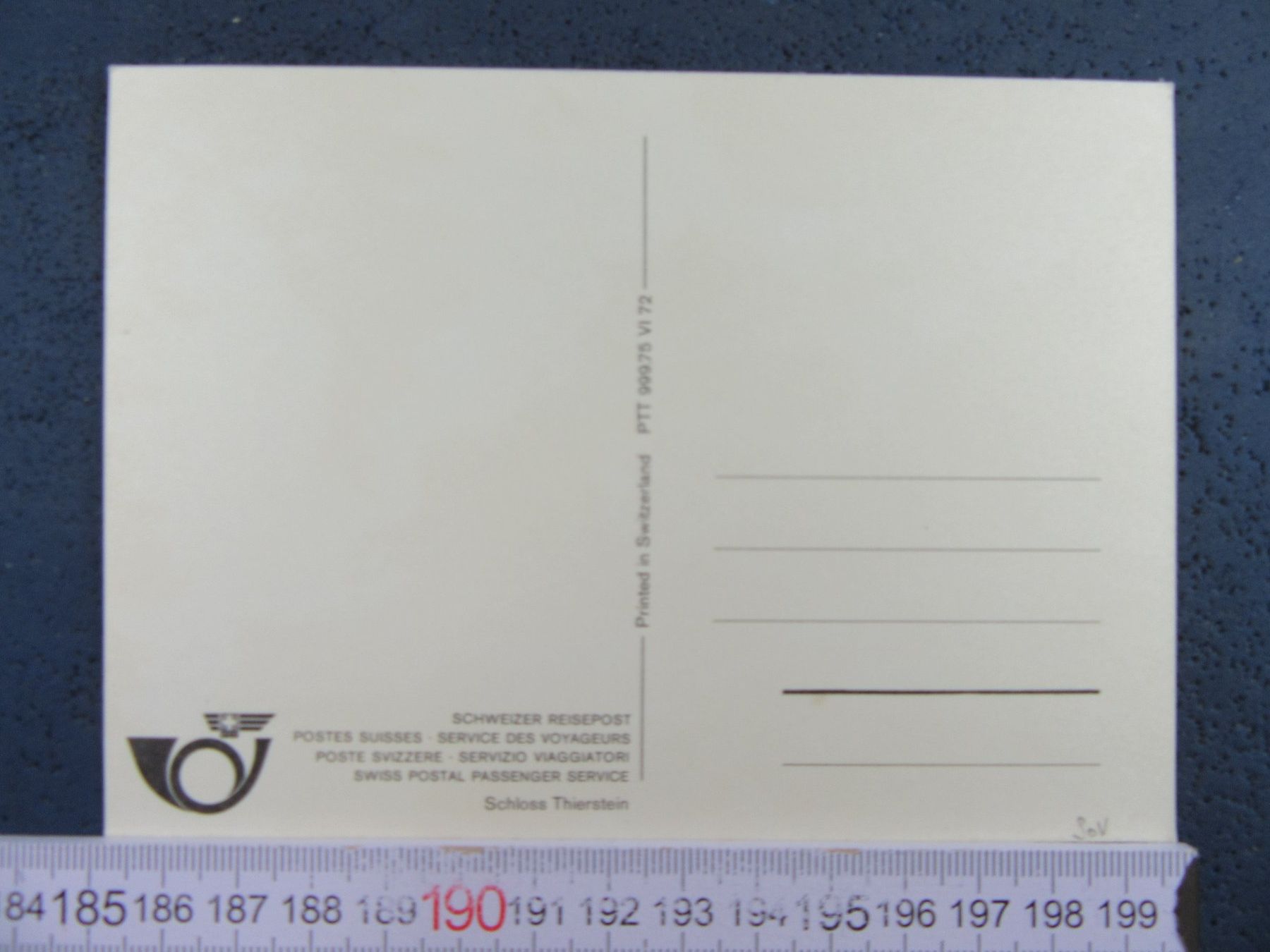 Cartoline postali: PTT SCHWEIZER REISEPOST POSTAUTO SCHLOSS THIERSTEIN SO AK – Usato da Ettingen venduto da Hausi4711 2