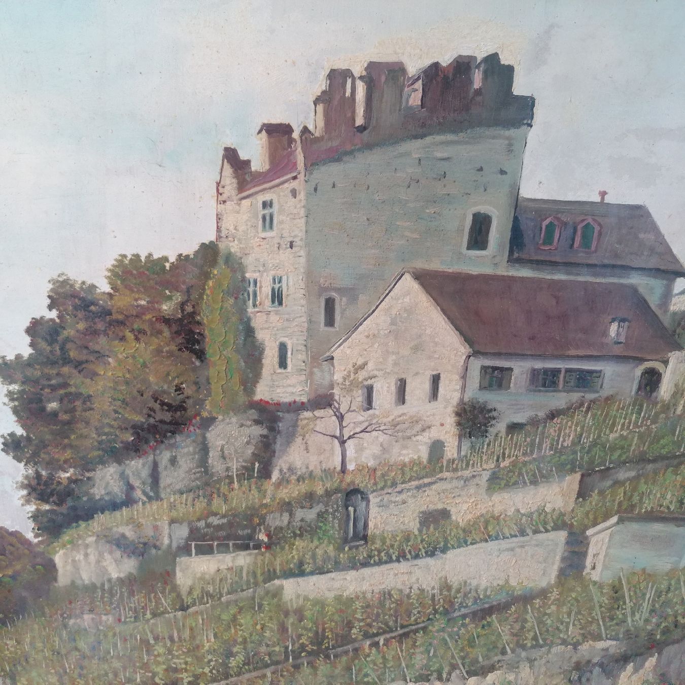 Dipinti: WALTER BANZIGER  Olio su masonite.) – Usato da Mendrisio venduto da Accamuta 3