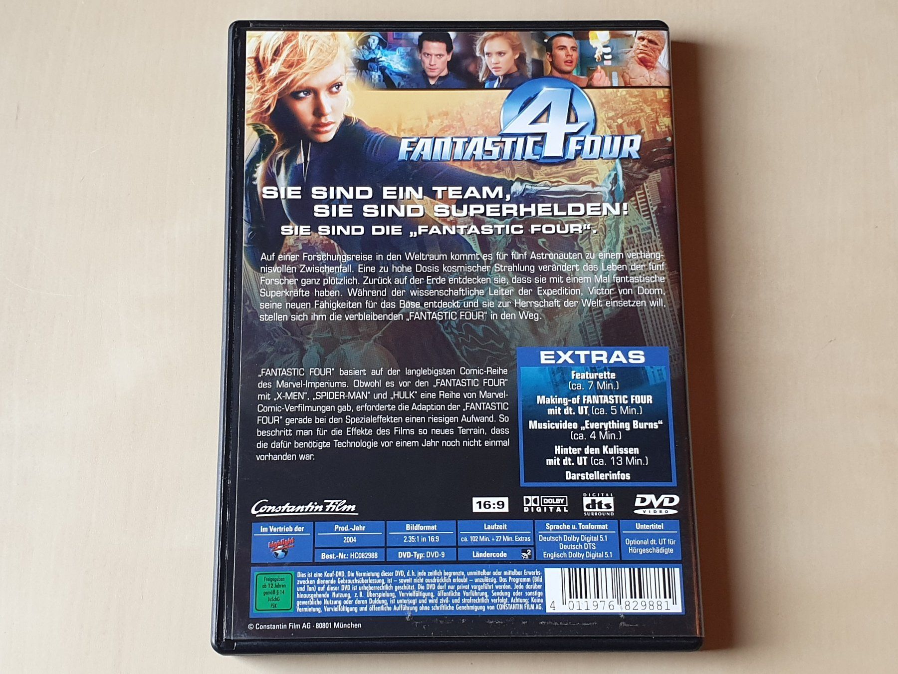 Alle DVDs: Fantastic 4 Four – Gebraucht aus Stansstad von collectorsshop 1