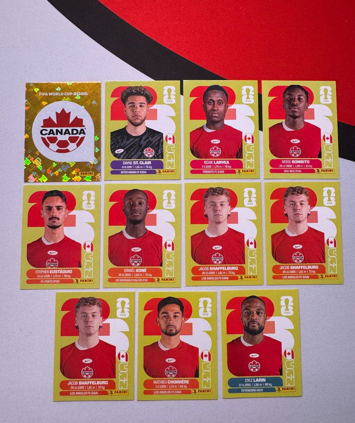 Panini Carte collezionabili: Panini WM 2026 Sticker - Kanada Lot – Nuovo (secondo la descrizione) da Oberwil BL venduto da Chelsea26