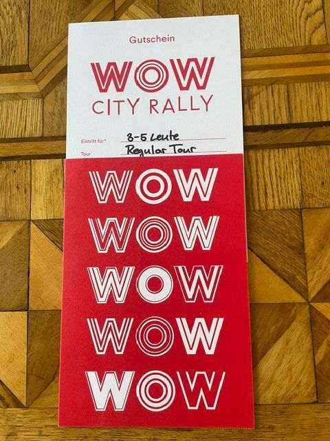 Bons: WOW City Ralley WOW Museum – Neuf avec emballage d'origine à Winterthur par Gourmetesser