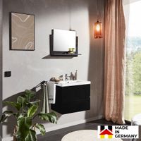 Badmöbel WANGEN Deluxe - M Schwarz