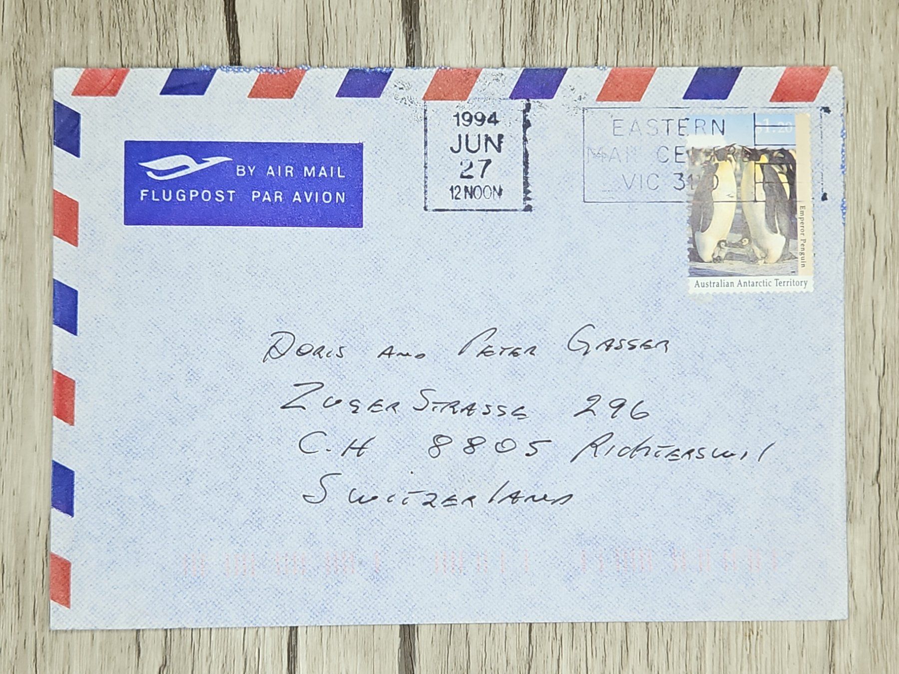 Tutti i francobolli: CL14 Enveloppe + Timbre Australie / AAT 1994 – Usato da Cousset venduto da Patrick_Collections