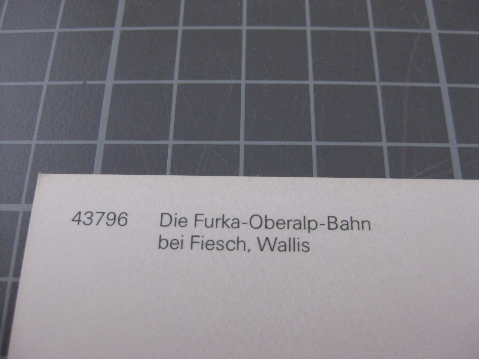 Cartoline postali: AK Fiesch mit Zug – Usato da Malters venduto da Marosko 2