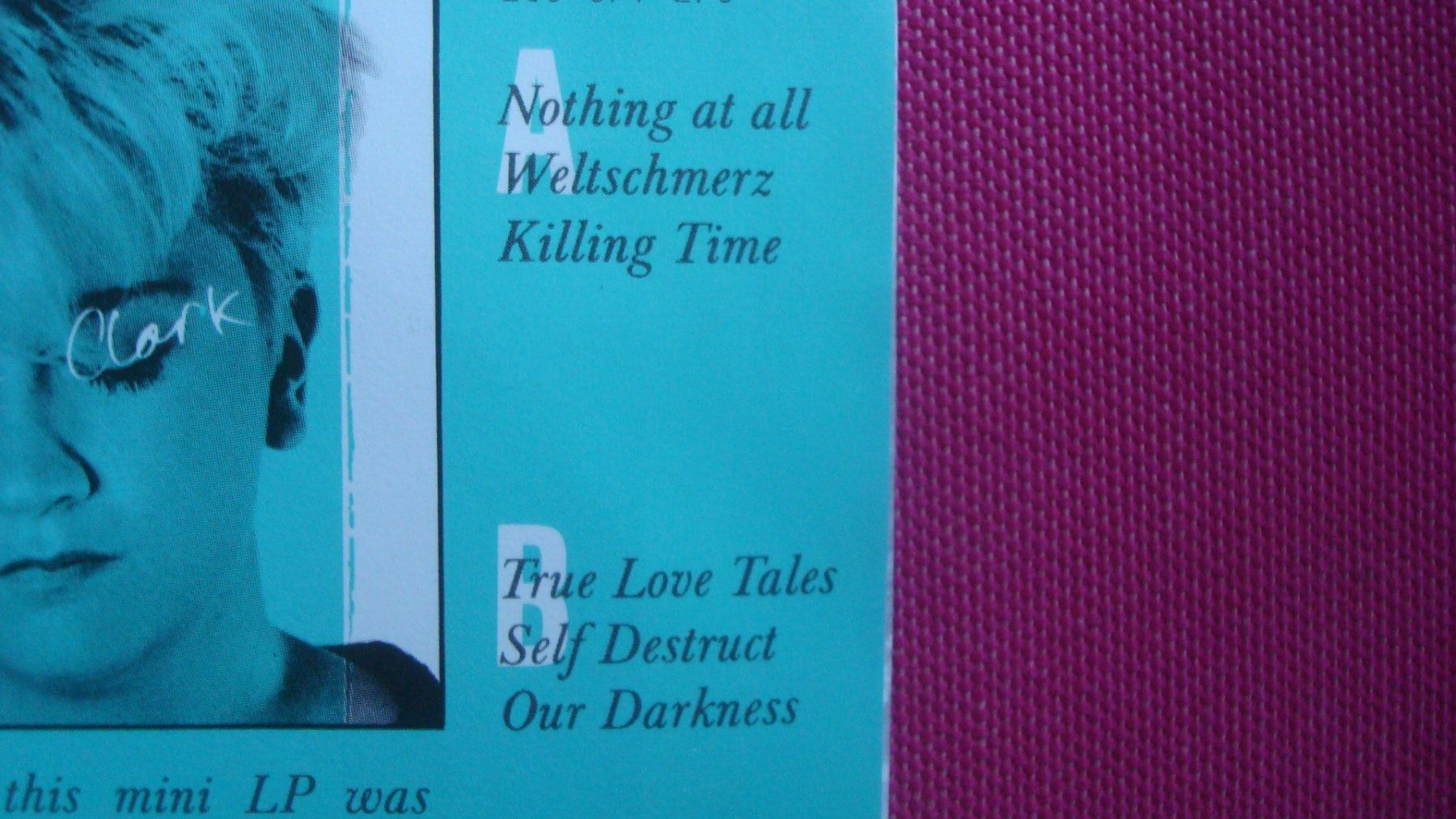 Vinyles: Anne Clark "Our Darkness - Sleeper in Metropolis" – D'occasion à Münchenstein par Pesci6 3